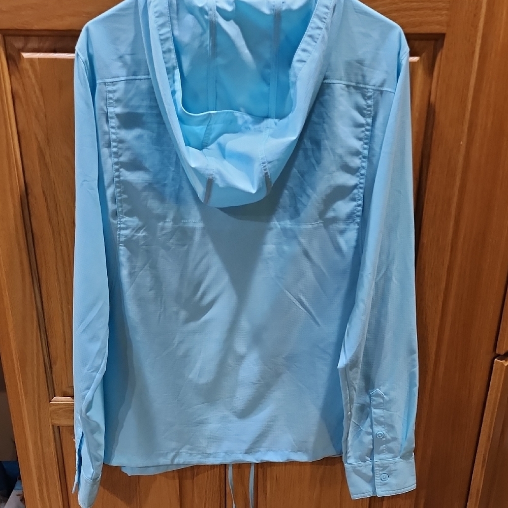 Columbia Sky Blue Omni-Shade Zip-Up Jacket - Picture 7 of 8